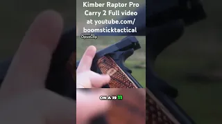 Shooting the Kimber Raptor 2 Pro Carry 1911 Pistol!