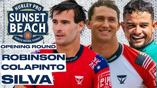 Jack Robinson, Crosby Colapinto, Deivid Silva | Hurley Pro Sunset Beach 2024 - Opening Round