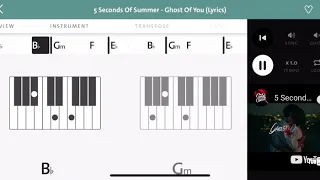Ghost of you - 5SOS (piano tutorial)