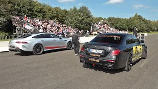 Mercedes-AMG GT 63 S 4Matic+ 4-Door Coupe vs BRABUS 800 E63S AMG 4Matic+