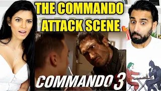 COMMANDO 3 | THE COMMANDO ATTACK |  VIDYUT JAMMWAL | Adah Sharma | Movie Fight Scene REACTION!!