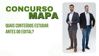 Concurso MAPA! Quais conteúdos estudar antes de sair o edital?