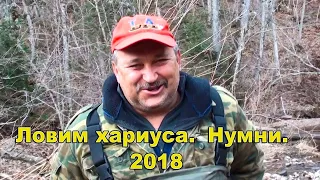 Ловля хариуса осенью на реке Катен в конце октября 2018 года