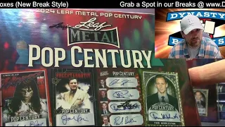 POP Goes the Century 💥 2024 Leaf Metal Pop Century Card 10 Box Case Break #1 Sports Cards