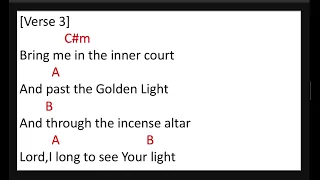 Take me into The Holy of Holies with Chords (Key of E)