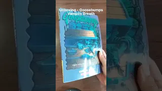 Unboxing Goosebumps Vampire Breath🦇 #books  #shorts