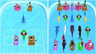 MAX LEVEL of Fish Fusion in Merge Sharks Game!