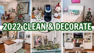 2022 CLEAN & DECORATE WITH ME FOR CHRISTMAS! | EXTREME CLEANING MOTIVATION | AMY DARLEY
