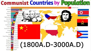 Socialist Countries by Population(1800-3000) Communist Countries