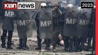 Situatë më e qetë në veri të Kosovës, protestat vijojnë. KFOR & policia rrethojnë godinat e komunave