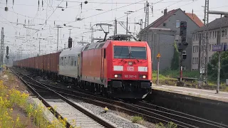 Eisenbahnverkehr in Osnabrück HBF Mit Br 146 412 101 185 151 294 482 643 429 648 145 187 182