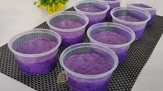 UBE - BIKO LECHE FLAN || DELICIOUS SNACK - DESSERT