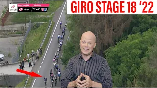 Cameras MISSED This DECISIVE Moment | Giro Stage 18 '22 | The Butterfly Effect