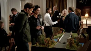 TVD 3x11 - Alaric thinks something's up with Elena and asks Damon about it | HD