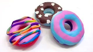 Лепим Пончики Из Пластилина Плей До | How to Make Play Doh Donuts DIY