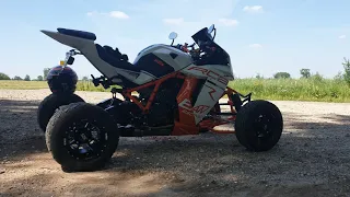 Gopro Max 360 EATV KTM RC8R1190 Quad Bike