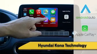 Media Screen in the 2022-2023 Hyundai Kona | How to set up Android Auto Apple Car Play and more