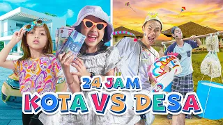 24 JAM LEIKA KOTA VS TOMPEL DESA KOMPILASI VLOG 1 JAM