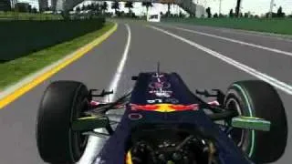 rFactor: F1 RFT 2010 - Onboard Lap - Sebastian Vettel - Melbourne