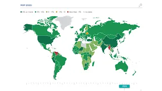 Real GDP Growth on World Map (1980-2026)