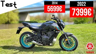 "Test" Évolue t'elle autant que son tarif ? 🤨 "Yamaha MT-07 de 2022"