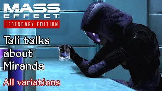 Mass Effect 3 - Tali getting drunk after Horizon - All variations