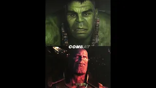 HULK VS THANOS NO STONE #shorts  #marvel #youtubeshorts