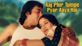 Aaj Phir Tum Pe Pyar Aaya Hai | Full HD 1080p | ((💗Love💗))Song ( Dayavan 1988)