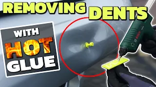Remove DENTS in your car with HOT GLUE! | Full Repair BREAKDOWN