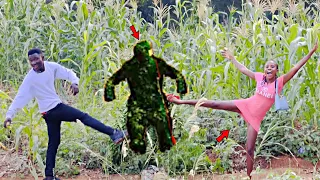 They Got Scared and This Happened | Bushman Prank | Trashman Prank