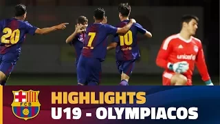 [HIGHLIGHTS] YOUTH LEAGUE: Olympiacos - FC Barcelona (0-3)