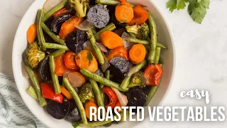 The BEST Roasted Vegetables (with garlic butter!) | The Recipe Rebel