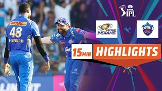 dc vs mi ipl 2024 highlights||mi vs dc ipl match highlights #viral #ipl #cricket