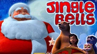 Christmas Song Jingle Bells | Jungle Book | Merry Christmas 2015 | Animated Cartoon Show