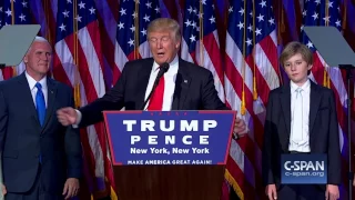 Donald Trump FULL Victory Speech (C-SPAN)