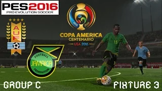 Copa América Centenario Simulation | Group C, Fixture 3 | Uruguay vs. Jamaica