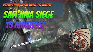 EVERYTHING YOU NEED TO KNOW ABOUT THE SAFI'JIIVA SIEGE IN 15 MINUTES! - MHW Iceborne