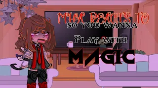 MHA reacts to so you wanna play with magic? ✨ Deku Angst(?) 🪄 Deku’s first quirk ! || Mean Class 1A