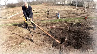 Вышли прибраться в огороде, а тут такое