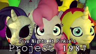 [MLP/FNAF/SFM] Five Nights At Pinkie's Project 1987 | TheLivingTombstone's FNAF Song Mash-Up