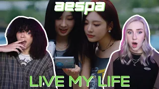COUPLE REACTS TO aespa 에스파 'Live My Life' Universe