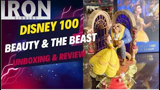 Disney 100 Beauty And The Beast 1/10th Deluxe Art Statue By: Iron Studios! Unboxing & Review!