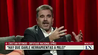 Cristian Ritondo: "Hay que darle herramientas a Milei"; +Entrevistas con Luis Novaresio