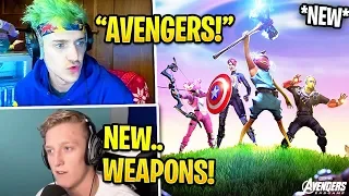 Streamers First Time Playing *NEW* ENDGAME LTM! (NEW WEAPONS!) - Fortnite Best Moments