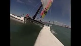 HOBIE CAT 15 EQUILIBRIO Y VELOCIDAD. UN DIA PERFECTO