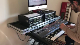 Roland Space Echo RE-201 and Juno 106