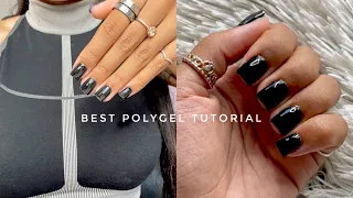 BEST POLYGEL NAIL TUTORIAL | DIY NAIL TUTORIALS FOR BEGINNERS | LONG LASTING, QUICK, & EASY UPDATED