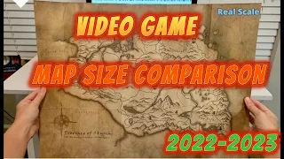 Video Game Map Size Comparison 2022-2023 - Real Scale - 4K UHD