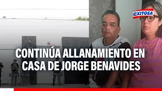 🔴🔵 Continúa allanamiento de casa del actor cómico, Jorge Benavides, por investigaciones a su esposa