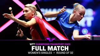 FULL MATCH | Annett KAUFMANN vs Bernadette SZOCS | WS R32 | #WTTFrankfurt 2023